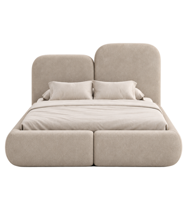تخت نست، نمای روبه‌رو | Nest bed, front view